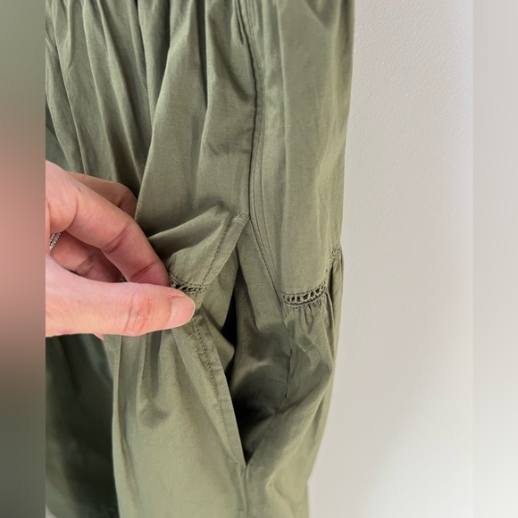 Ulla Johnson Olive color Midi Skirt with delicate details - Picture 6 of 6